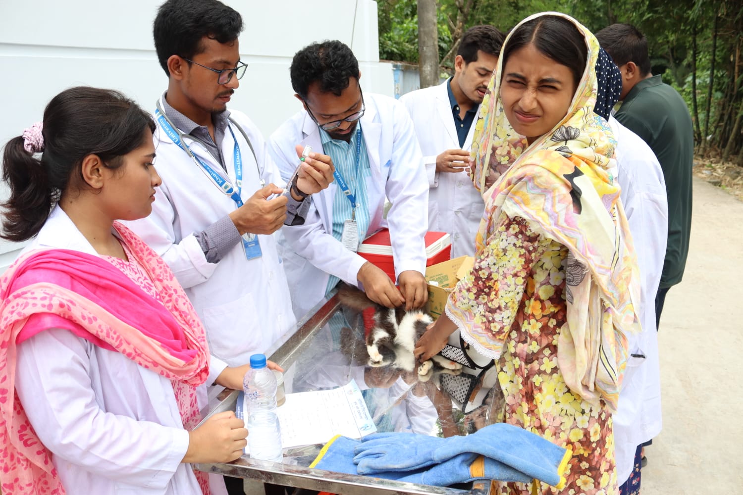খুকৃবিতে ফ্রি ভেটেরিনারি মেডিকেল ক্যাম্প অনুষ্ঠিত