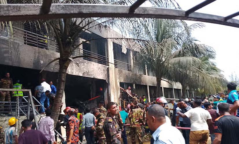 রাজধানীর উত্তরায় প্রশিক্ষণ বিমান বিধ্বস্ত হয়ে বহু হতাহতের ঘটনায় খুকৃবি উপাচার্যের শোক