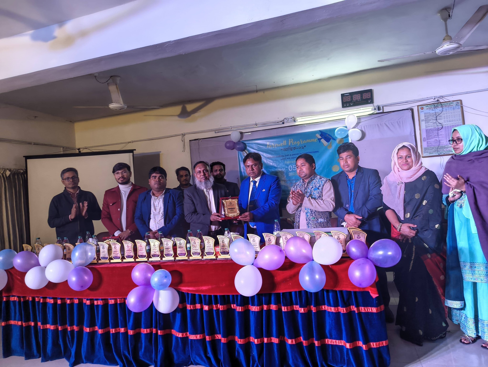 জৈবিক উপায়ে মাছ চাষ শীর্ষক সেমিনার ও  আদ্বিক-০২ এর বিদায়: খুকৃবিতে বর্ণিল আয়োজন