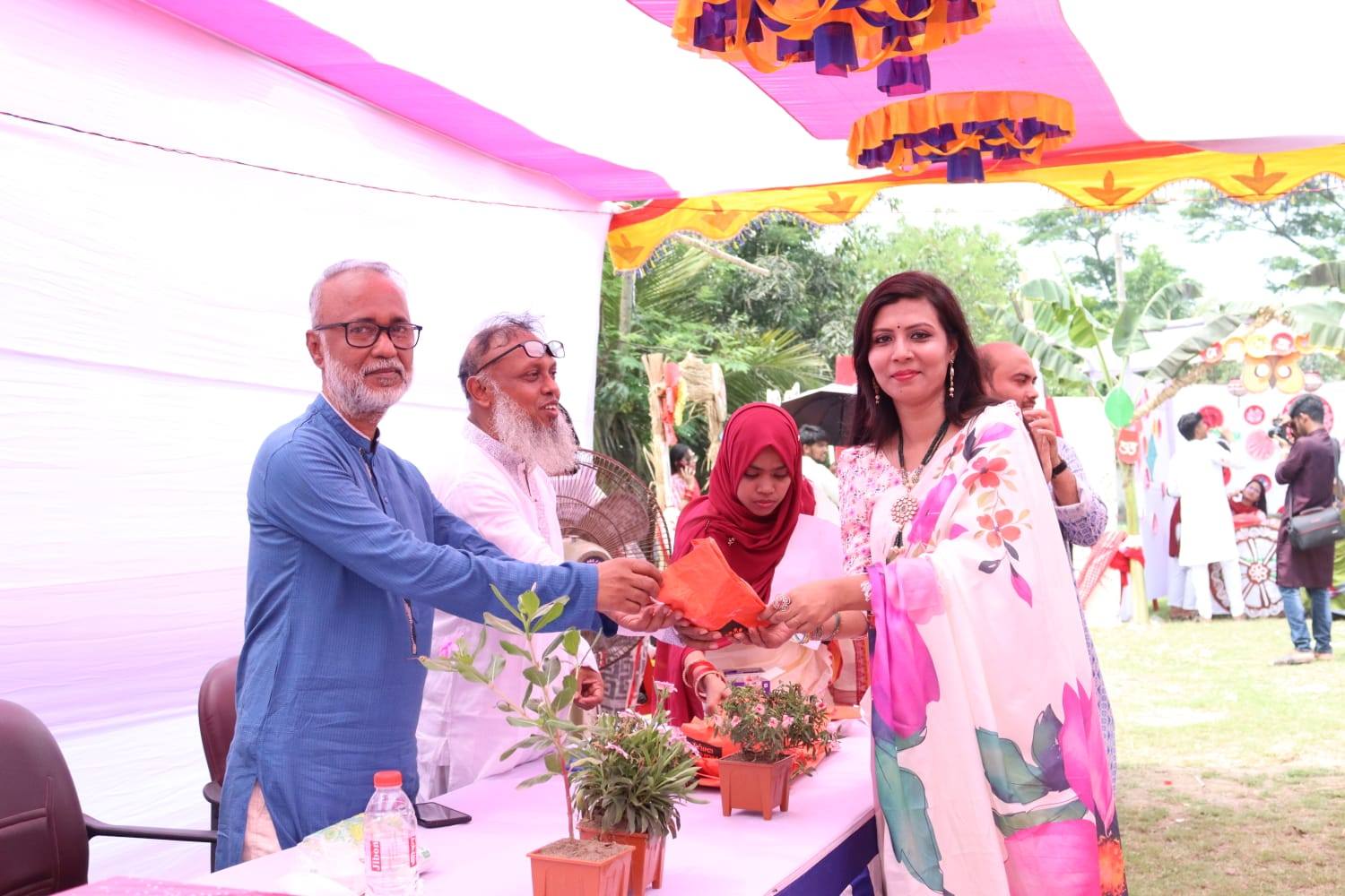 খুকৃবিতে বর্ণাঢ্য আয়োজনে বাংলা নববর্ষ-১৪৩৩ উদযাপিত